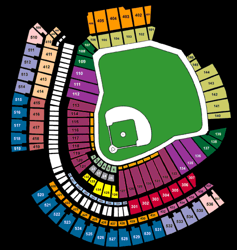 Detailed Great American Ballpark Seating Chart Rethnea Gr